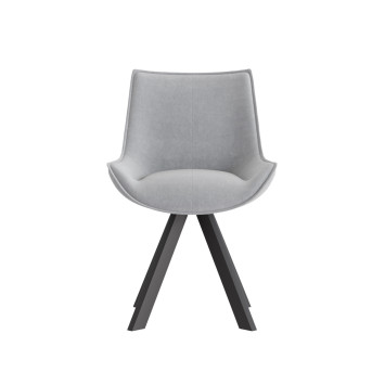 Комплект Стул НАОМИ сиденье, КАРКАС РОДЕО Черный матовый М