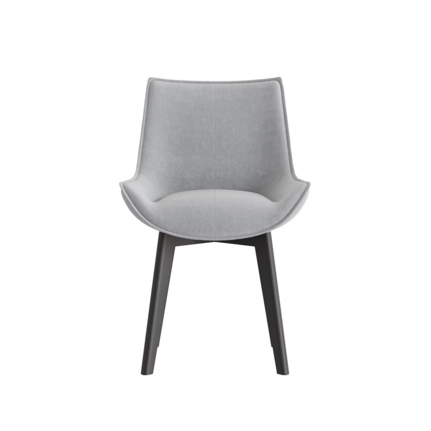 Комплект Стул НАОМИ сиденье, КАРКАС КОМПАКТ МАССИВ Черный