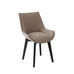 Комплект Стул НАОМИ сиденье, КАРКАС КОМПАКТ МАССИВ Черный