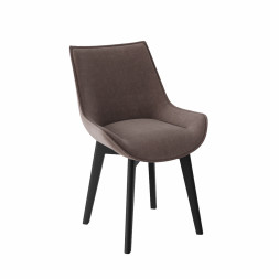 Комплект Стул НАОМИ сиденье, КАРКАС КОМПАКТ МАССИВ Черный