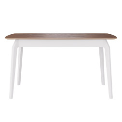 Комплект Стол ЭВАНС-3 1400(+380)*900 Массив Комплект ножек для стола ЭНЦО Белый