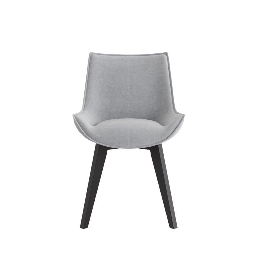 Комплект Стул НАОМИ сиденье, КАРКАС СТАНДАРТ МАССИВ Черный