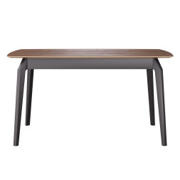 Комплект Стол ЭВАНС-3 1400(+380)*900 Массив Комплект ножек для стола ЭНЦО Графит