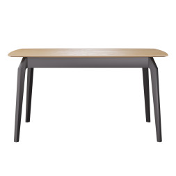 Комплект Стол ЭВАНС-3 1400(+380)*900 Массив Комплект ножек для стола ЭНЦО Графит