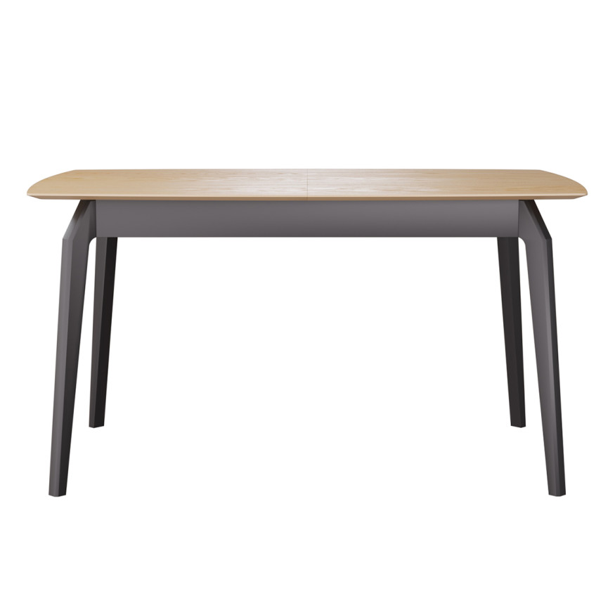 Комплект Стол ЭВАНС-3 1400(+380)*900 Массив Комплект ножек для стола ЭНЦО Графит