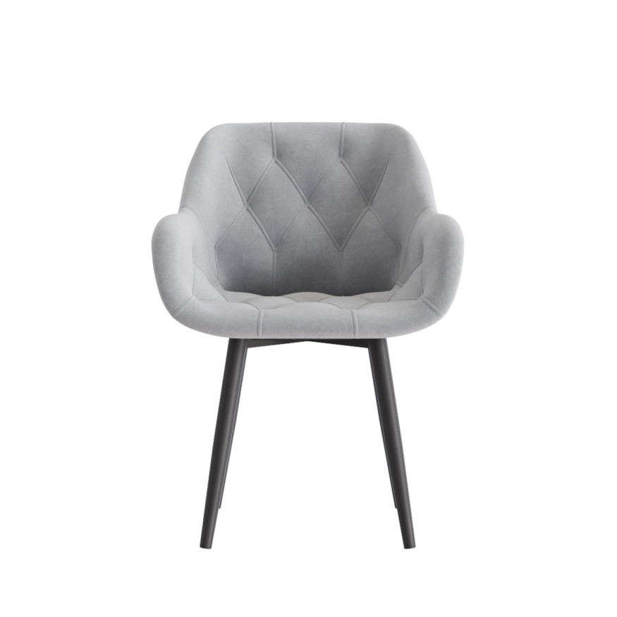 Комплект Стул ЧЕЛСИ универсальный, КАРКАС СТЕЛС Черный матовый М