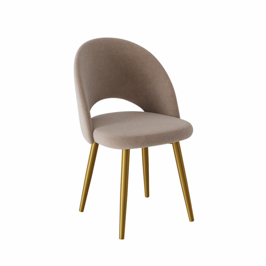 Комплект Стул ШАДЕ, КАРКАС СТЕЛС Золото