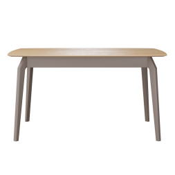 Комплект Стол ЭВАНС-3 1400(+380)*900 Массив Комплект ножек для стола ЭНЦО Капучино