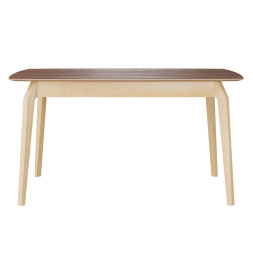 Комплект Стол ЭВАНС-3 1400(+380)*900 Массив Комплект ножек для стола ЭНЦО Береза лак