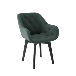 Комплект Стул ЧЕЛСИ универсальный, КАРКАС КОМПАКТ МАССИВ Черный