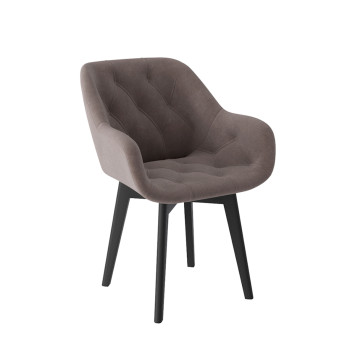 Комплект Стул ЧЕЛСИ универсальный, КАРКАС КОМПАКТ МАССИВ Черный