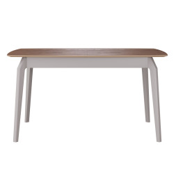 Комплект Стол ЭВАНС-3 1400(+380)*900 Массив Комплект ножек для стола ЭНЦО Серый