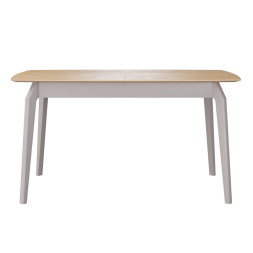 Комплект Стол ЭВАНС-3 1400(+380)*900 Массив Комплект ножек для стола ЭНЦО Серый