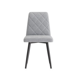 Комплект Стул АРИОН (ромб) сиденье, КАРКАС СТЕЛС Черный матовый М