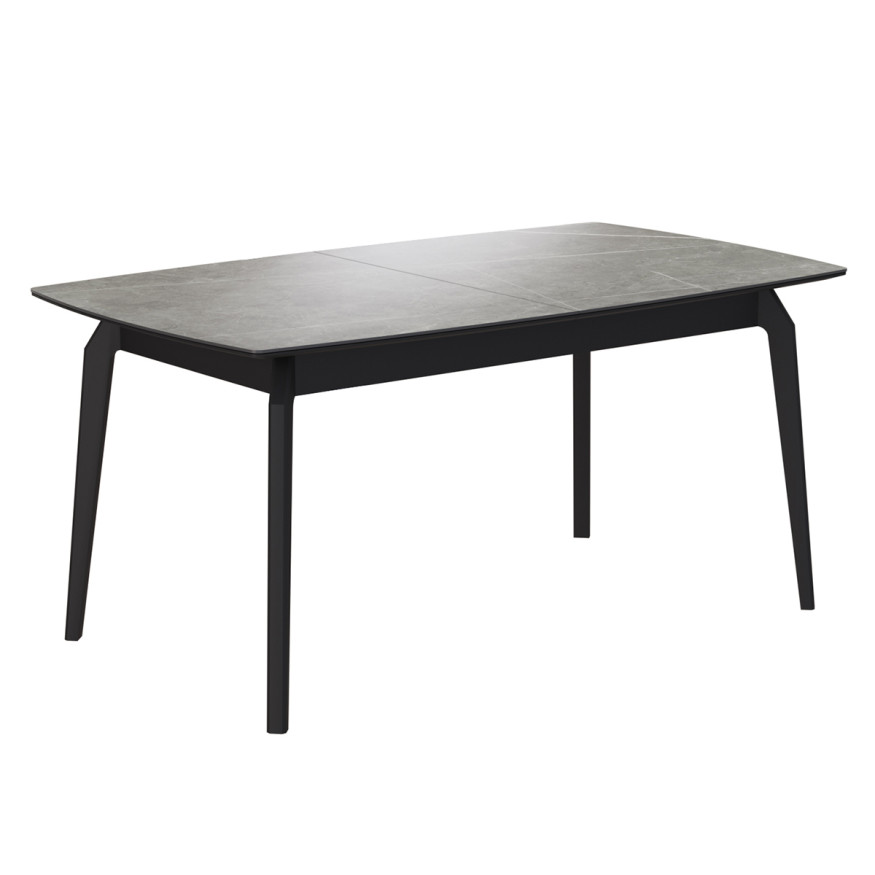 Комплект Стол КАЙНЕН Керамика 1400(+380)*900 Комплект ножек для стола ЭНЦО/КАЙНЕН Черный