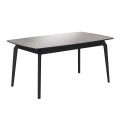 Комплект Стол КАЙНЕН Керамика 1400(+380)*900 Комплект ножек для стола ЭНЦО/КАЙНЕН Черный