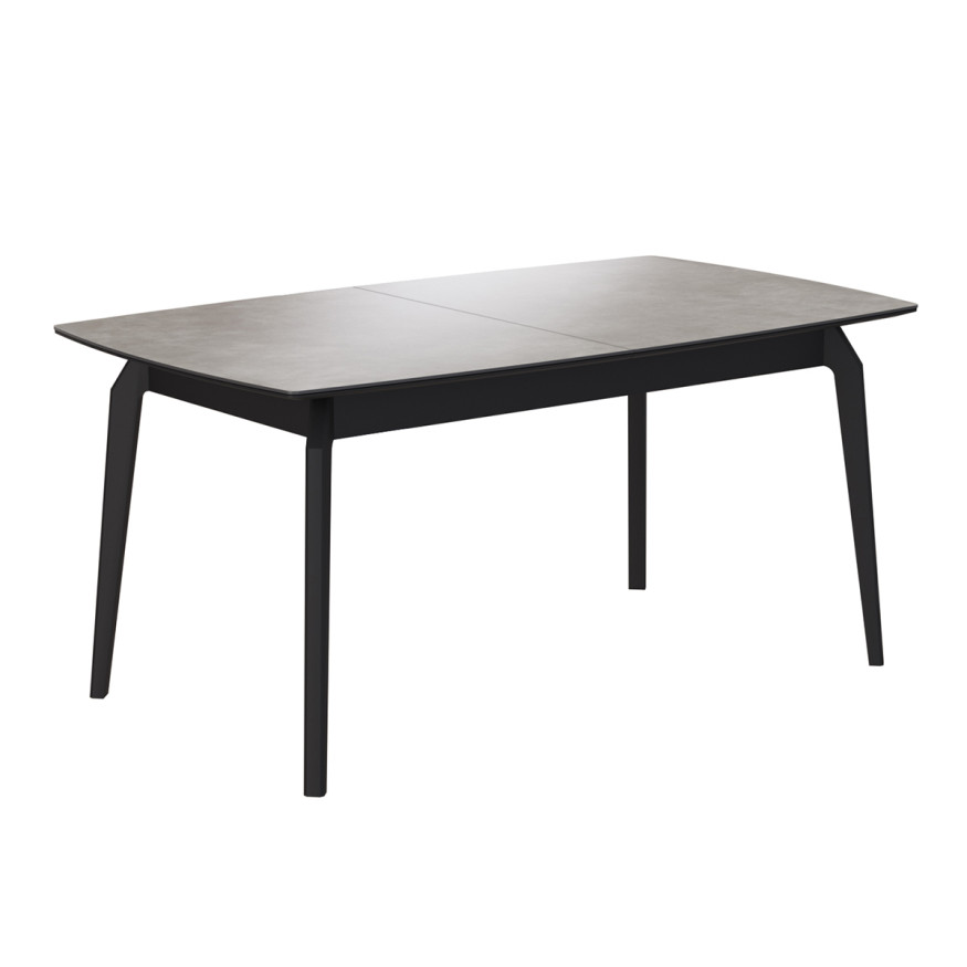 Комплект Стол КАЙНЕН Керамика 1400(+380)*900 Комплект ножек для стола ЭНЦО/КАЙНЕН Черный