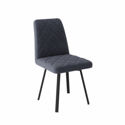 Комплект Стул АРИОН (ромб) сиденье, КАРКАС ФАНТОМ разборный Черный Матовый М