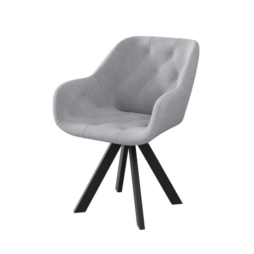 Комплект Стул ЧЕЛСИ универсальный, КАРКАС РОДЕО Черный матовый м