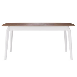 Комплект Стол ЭВАНС-2 1600*930 Массив Комплект ножек для стола ЭНЦО Белый