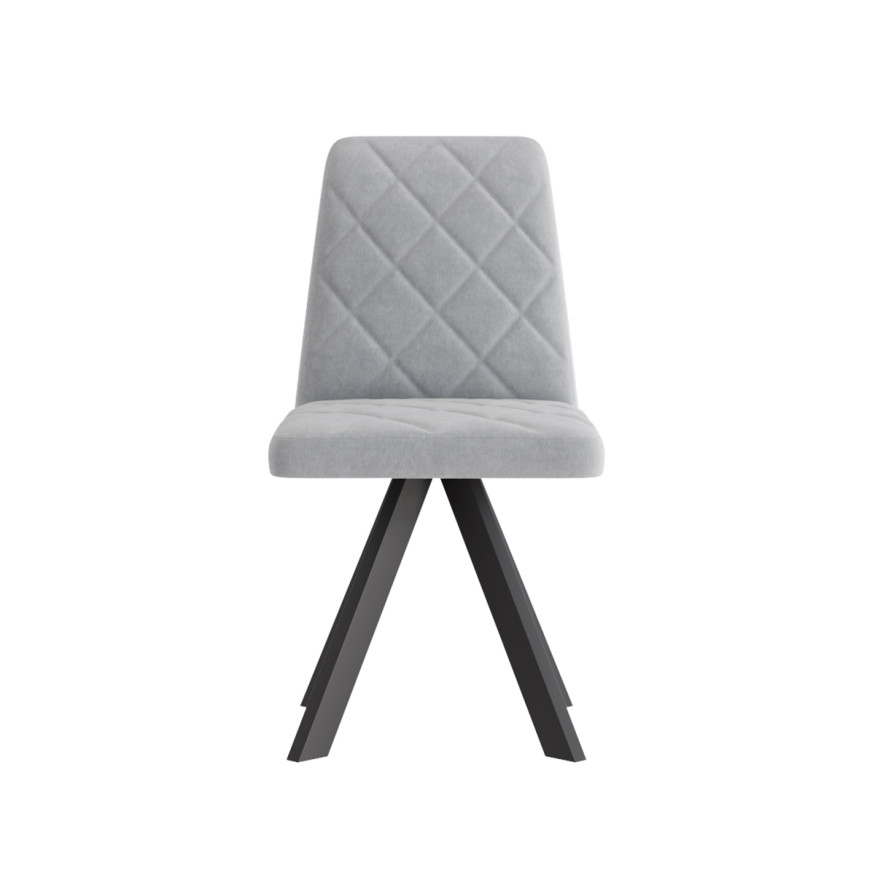 Комплект Стул АРИОН (ромб) сиденье, КАРКАС РОДЕО Черный матовый м