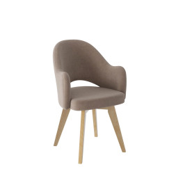 Комплект Стул КЛЕО сиденье NEW, КАРКАС СТАНДАРТ МАССИВ Береза лак