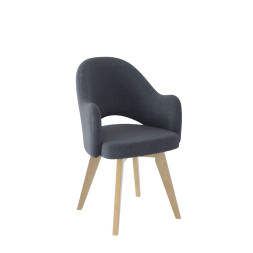 Комплект Стул КЛЕО сиденье NEW, КАРКАС СТАНДАРТ МАССИВ Береза лак