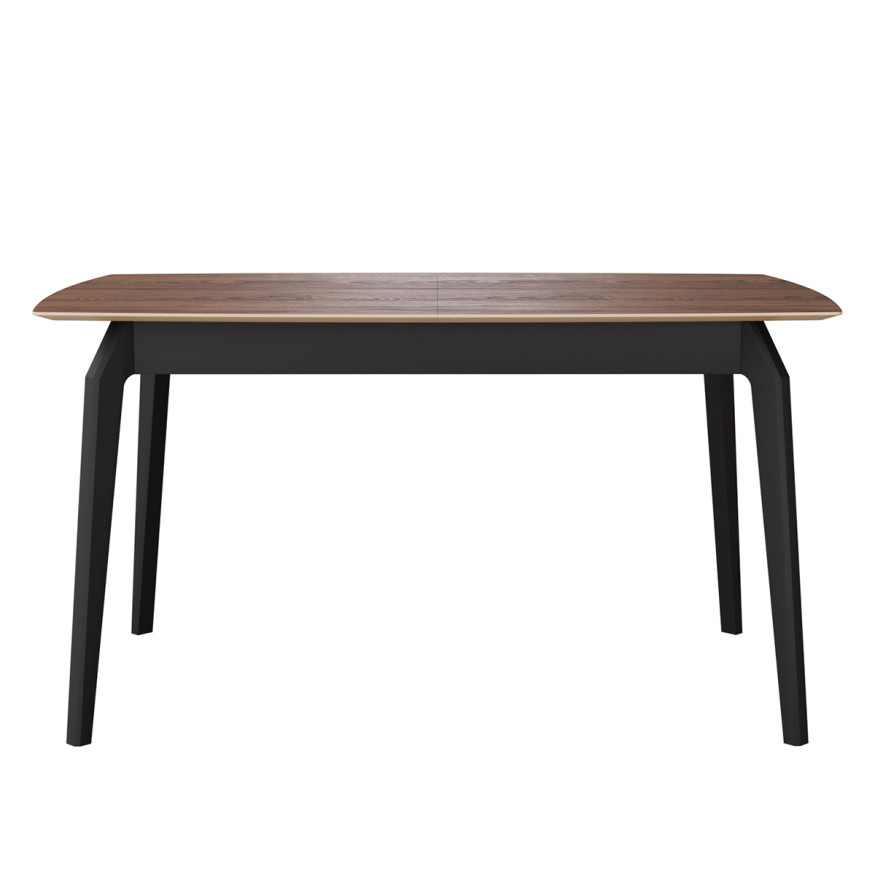 Комплект Стол ЭВАНС-2 1600*930 Массив Комплект ножек для стола ЭНЦО Черный