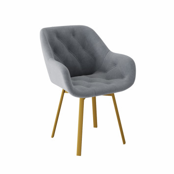 Комплект Стул ЧЕЛСИ универсальный, Каркас РИЛЛИ поворотный разборный металл Золото