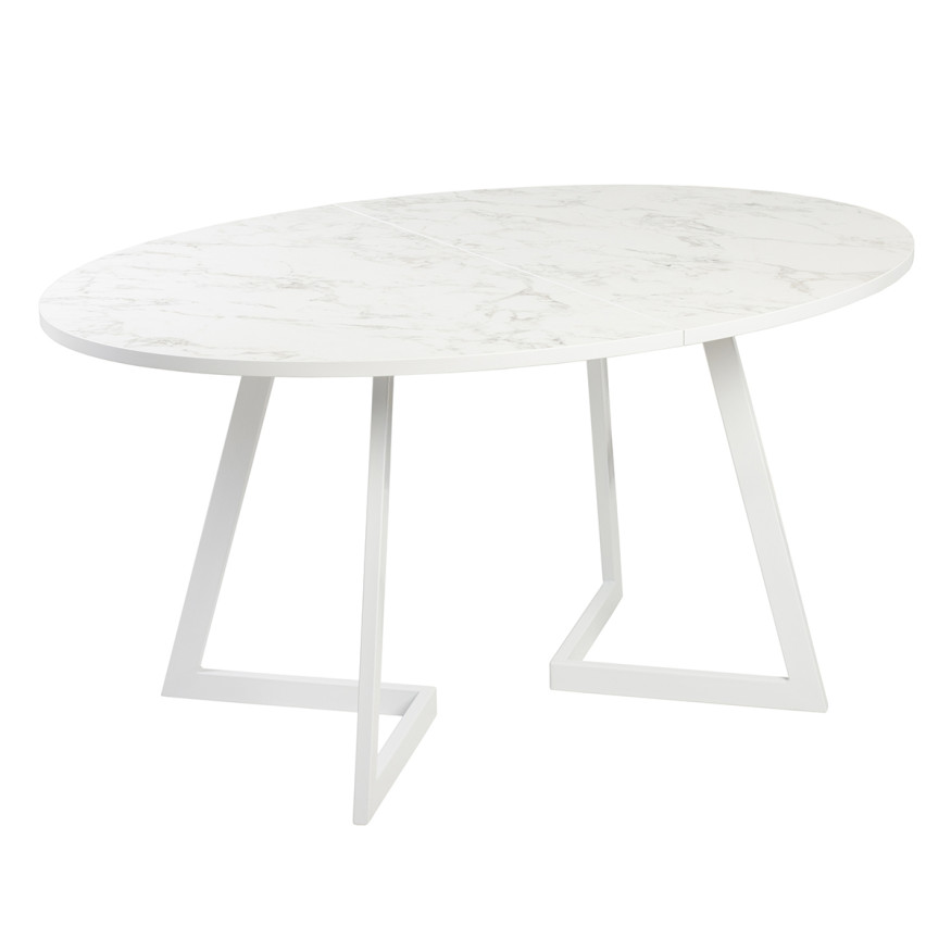 Комплект Стол ОЛСЕН 1500(+450)*1050 Опора ОЛСЕН Белый М