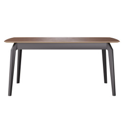 Комплект Стол ЭВАНС-2 1600*930 Массив Комплект ножек для стола ЭНЦО Графит