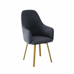 Комплект Стул ДЭГНИ сиденье, КАРКАС ФАНТОМ Золото