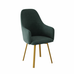 Комплект Стул ДЭГНИ сиденье, КАРКАС ФАНТОМ Золото