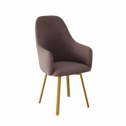 Комплект Стул ДЭГНИ сиденье, КАРКАС ФАНТОМ Золото