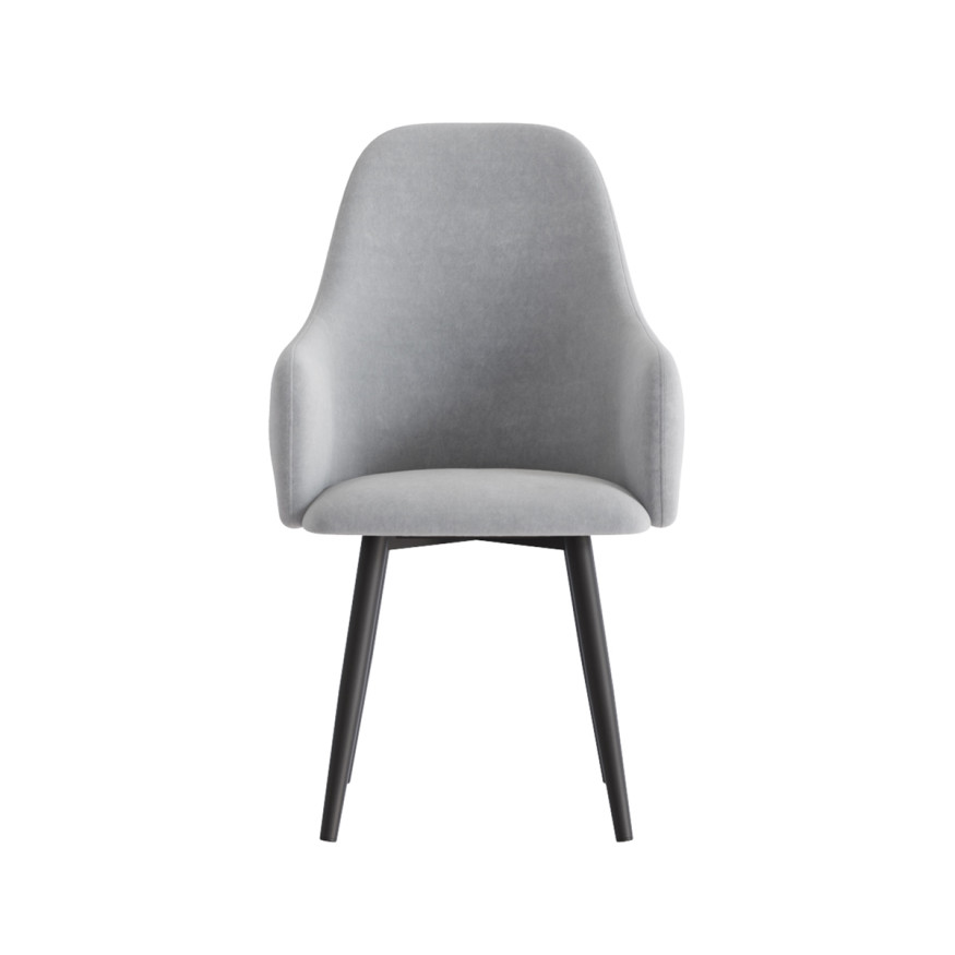 Комплект Стул ДЭГНИ сиденье, КАРКАС СТЕЛС Черный матовый М