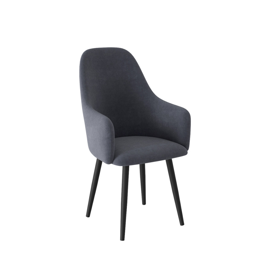 Стул дэгни Стелс черный мат М 