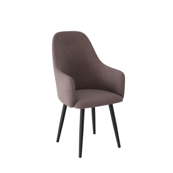 Комплект Стул ДЭГНИ сиденье, КАРКАС СТЕЛС Черный матовый М