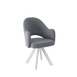 Комплект Стул КЛЕО сиденье NEW, КАРКАС РОДЕО Белый М