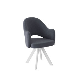 Комплект Стул КЛЕО сиденье NEW, КАРКАС РОДЕО Белый М