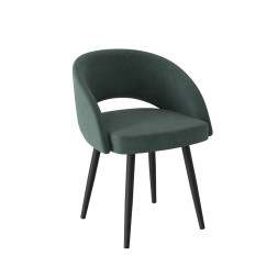 Комплект Стул МИРЕЛЛА сиденье, КАРКАС СТЕЛС Черный матовый М