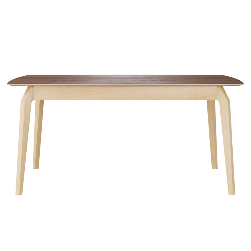 Комплект Стол ЭВАНС-2 1600*930 Массив Комплект ножек для стола ЭНЦО Береза лак