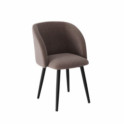 Комплект Стул МИЛЛИ сиденье, КАРКАС СТЕЛС Черный матовый М