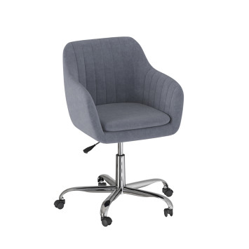 Комплект Стул ТРЕВИС XL, Опора Офисная колесная ХРОМ