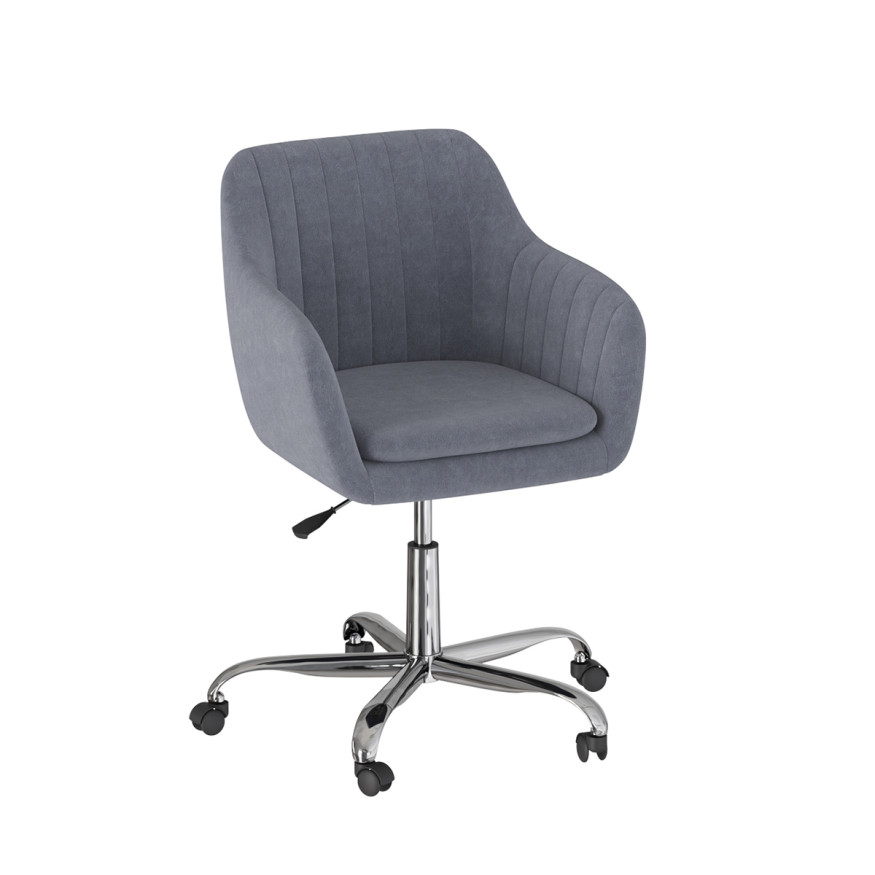 Комплект Стул ТРЕВИС XL, Опора Офисная колесная ХРОМ