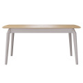 Комплект Стол ЭВАНС-2 1600*930 Массив Комплект ножек для стола ЭНЦО Серый