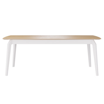 Комплект Стол ЭВАНС-1 2000*1100 Массив Комплект ножек для стола ЭНЦО Белый