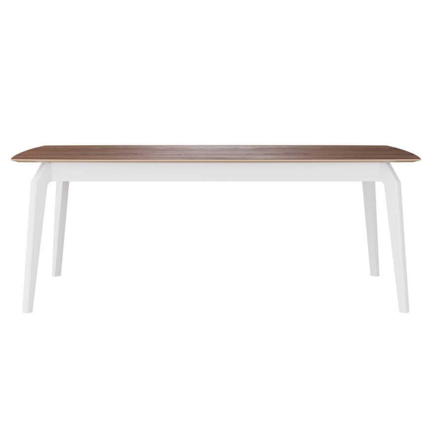 Комплект Стол ЭВАНС-1 2000*1100 Массив Комплект ножек для стола ЭНЦО Белый