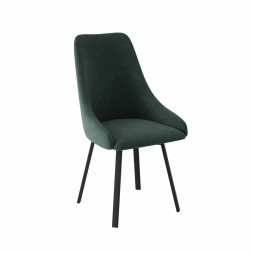 Комплект Стул ХЭНК сиденье, Каркас РИЛЛИ поворотный разборный металл Черный матовый м