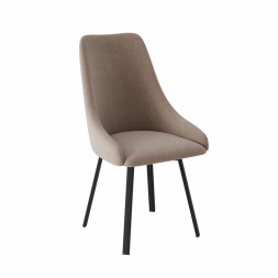 Комплект Стул ХЭНК сиденье, Каркас РИЛЛИ поворотный разборный металл Черный матовый м