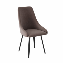 Комплект Стул ХЭНК сиденье, Каркас РИЛЛИ поворотный разборный металл Черный матовый м